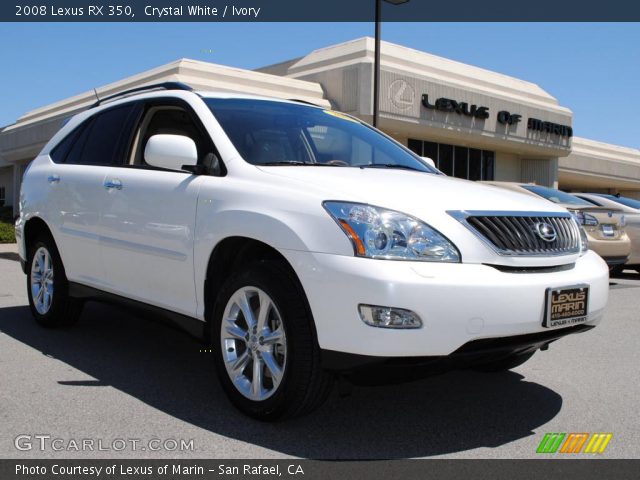 2008 Lexus RX 350 in Crystal White