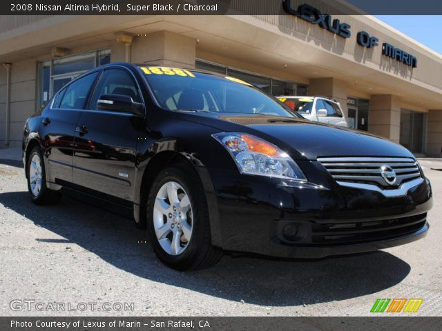 2008 Nissan Altima Hybrid in Super Black