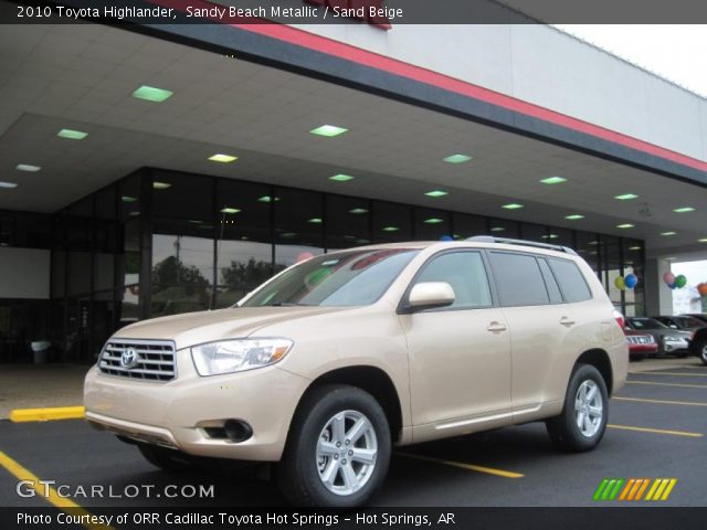 2010 Toyota Highlander  in Sandy Beach Metallic