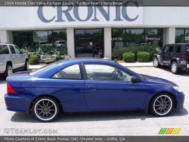 2004 Honda Civic Value Package Coupe in Fiji Blue Pearl