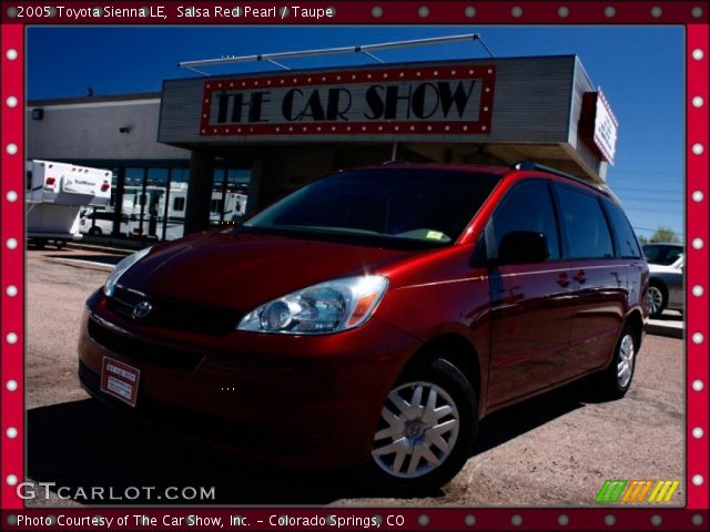 2005 Toyota Sienna LE in Salsa Red Pearl