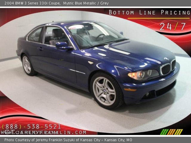 2004 BMW 3 Series 330i Coupe in Mystic Blue Metallic