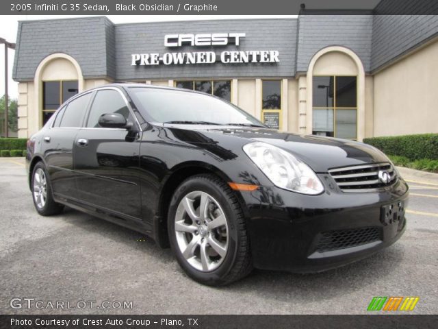 2005 Infiniti G 35 Sedan in Black Obsidian
