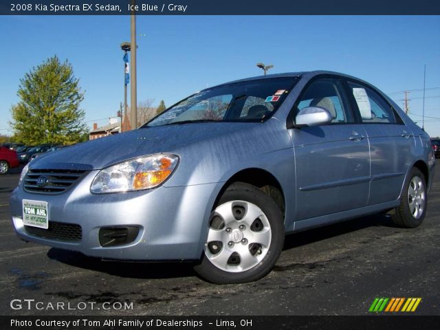 2008 Kia Spectra EX Sedan in Ice Blue