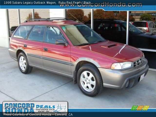 1998 Subaru Legacy Outback Wagon in Ruby Red Pearl
