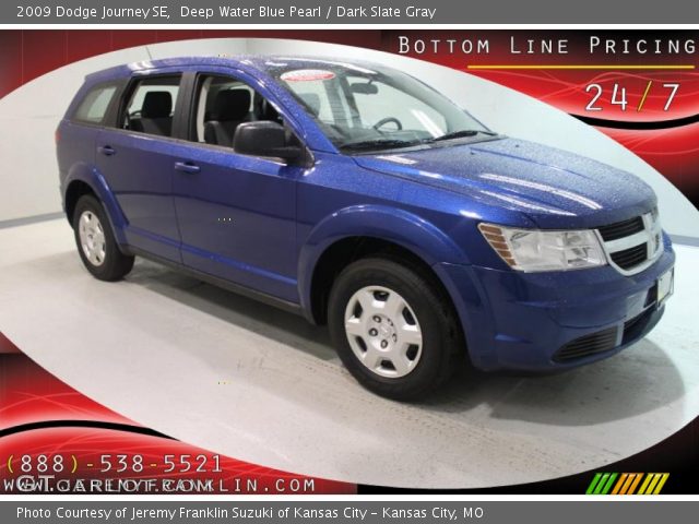 2009 Dodge Journey SE in Deep Water Blue Pearl