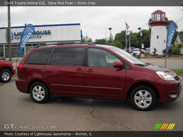 2004 Toyota Sienna XLE in Salsa Red Pearl