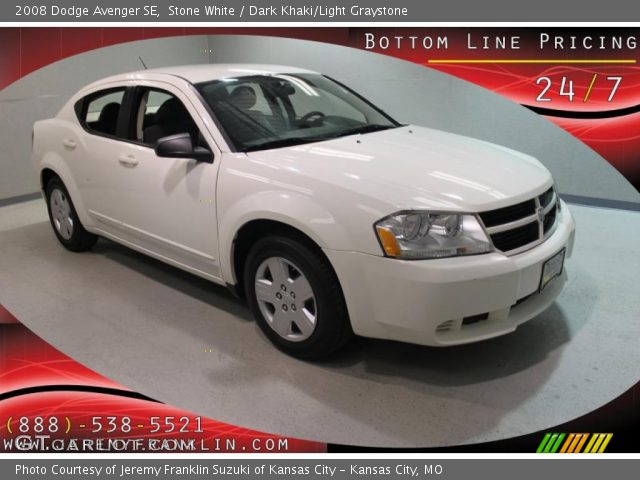 2008 Dodge Avenger SE in Stone White