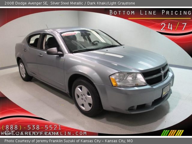 2008 Dodge Avenger SE in Silver Steel Metallic