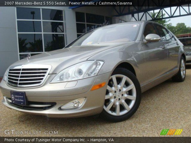2007 Mercedes-Benz S 550 Sedan in Pewter Metallic