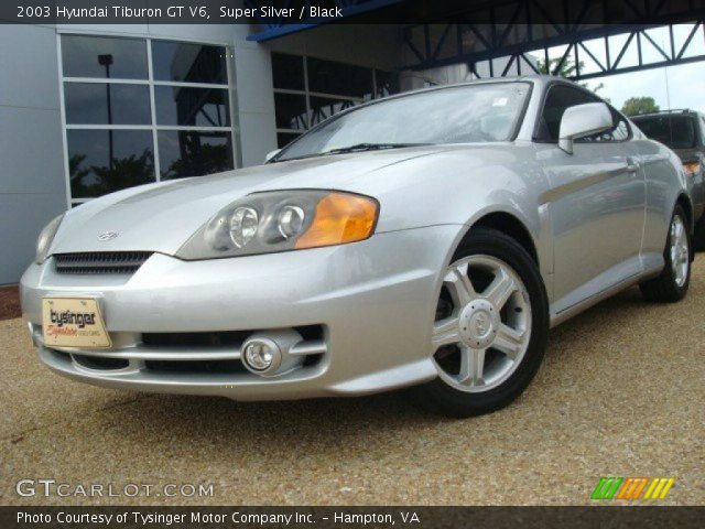 2003 Hyundai Tiburon GT V6 in Super Silver