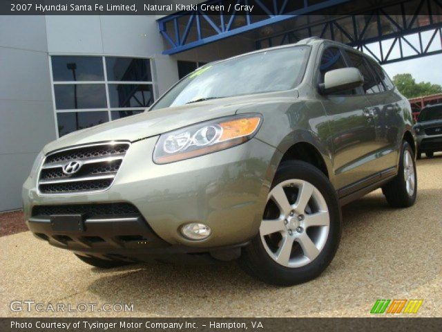 2007 Hyundai Santa Fe Limited in Natural Khaki Green