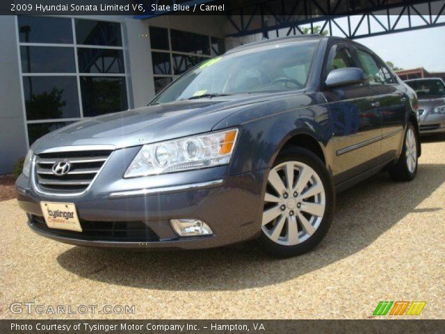 2009 Hyundai Sonata Limited V6 in Slate Blue
