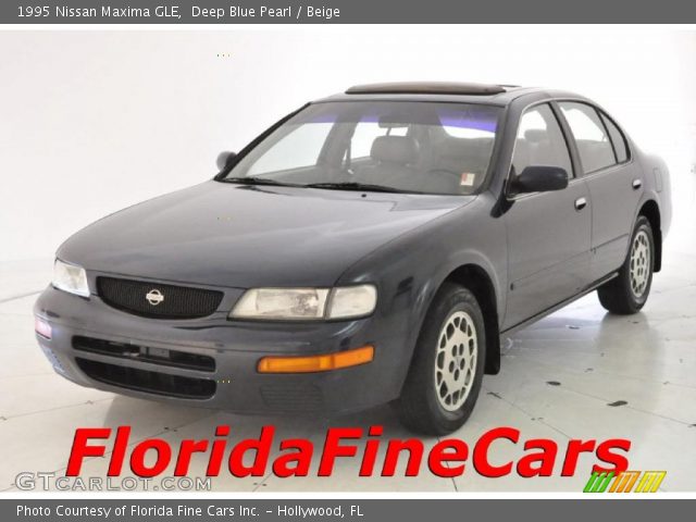 1995 Nissan Maxima GLE in Deep Blue Pearl