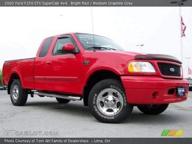 2003 Ford F150 STX SuperCab 4x4 in Bright Red