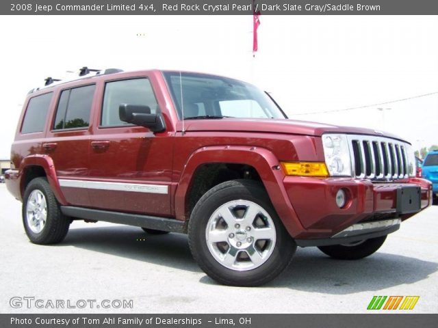 2008 Jeep Commander Limited 4x4 in Red Rock Crystal Pearl