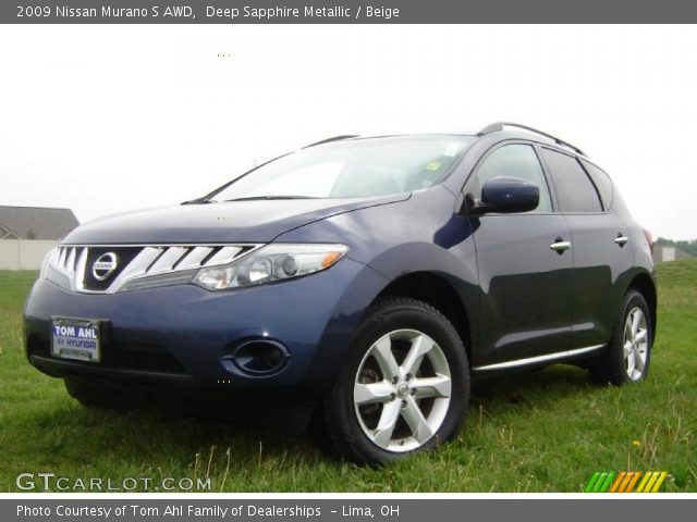 2009 Nissan Murano S AWD in Deep Sapphire Metallic