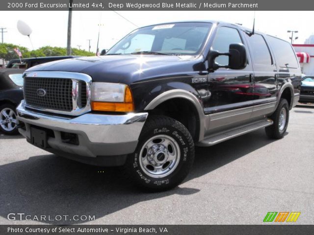 2000 Ford Excursion Limited 4x4 in Deep Wedgewood Blue Metallic