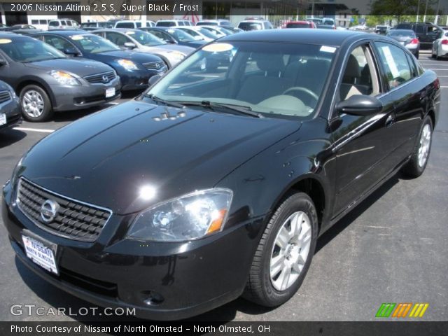 2006 Nissan Altima 2.5 S in Super Black