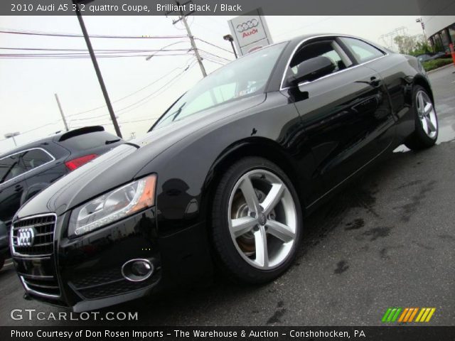 2010 Audi A5 3.2 quattro Coupe in Brilliant Black