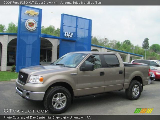 2006 Ford F150 XLT SuperCrew 4x4 in Arizona Beige Metallic