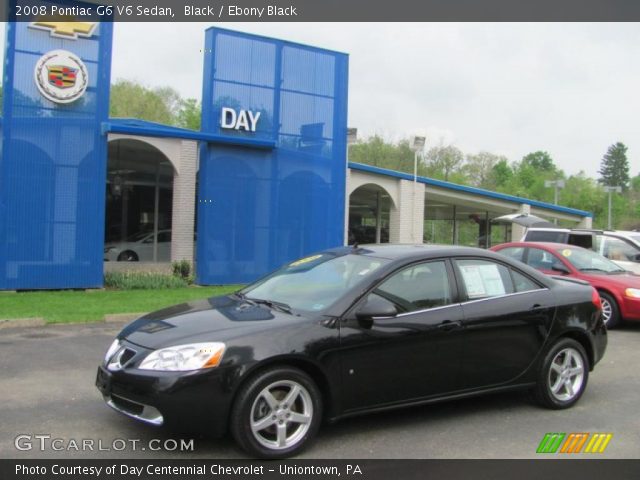 2008 Pontiac G6 V6 Sedan in Black