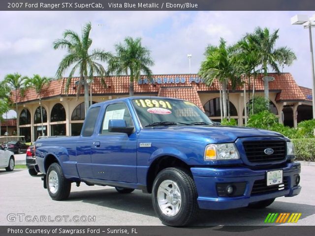 2007 Ford Ranger STX SuperCab in Vista Blue Metallic