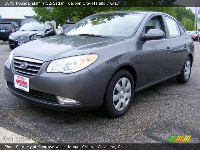 2008 Hyundai Elantra GLS Sedan in Carbon Gray Metallic