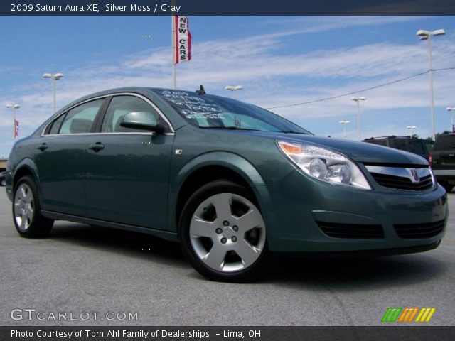 2009 Saturn Aura XE in Silver Moss