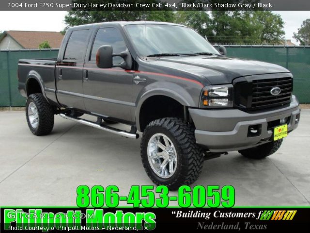 2004 Ford F250 Super Duty Harley Davidson Crew Cab 4x4 in Black/Dark Shadow Gray