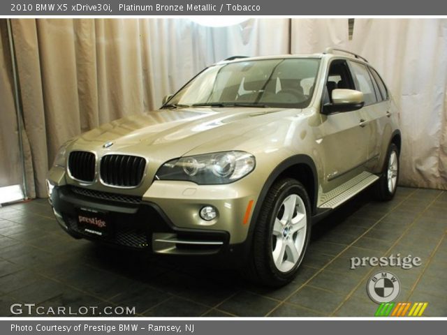 2010 BMW X5 xDrive30i in Platinum Bronze Metallic