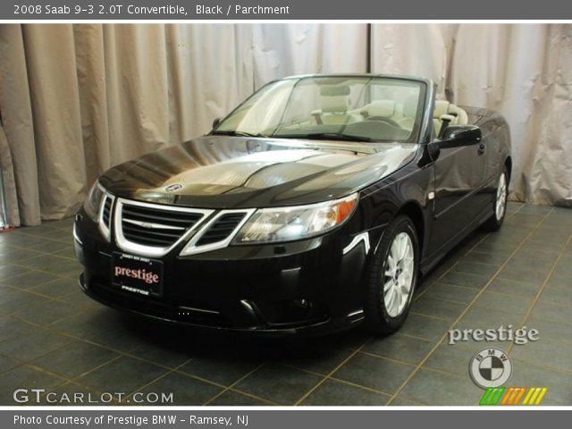 2008 Saab 9-3 2.0T Convertible in Black