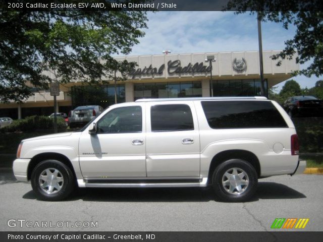 2003 Cadillac Escalade ESV AWD in White Diamond