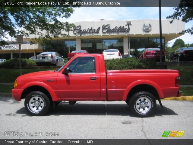 2001 Ford Ranger Edge Regular Cab in Bright Red