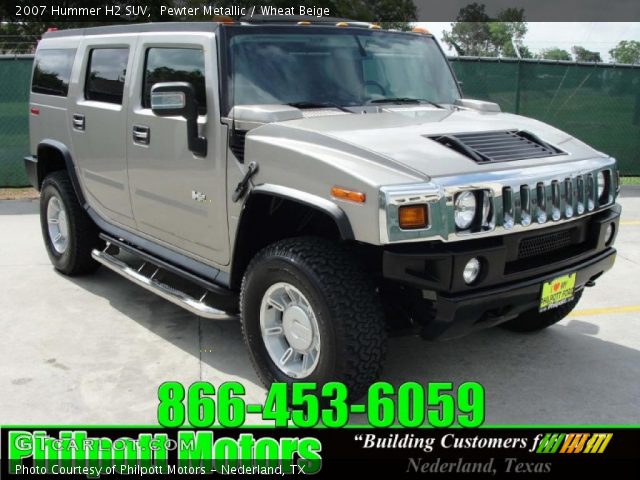 2007 Hummer H2 SUV in Pewter Metallic