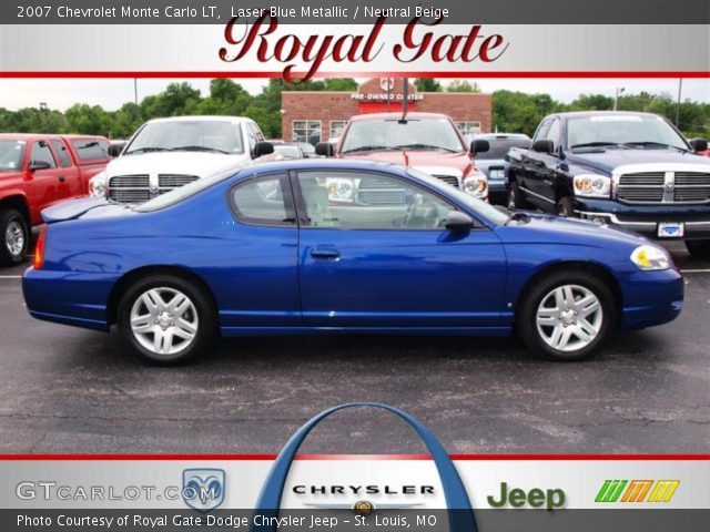 2007 Chevrolet Monte Carlo LT in Laser Blue Metallic