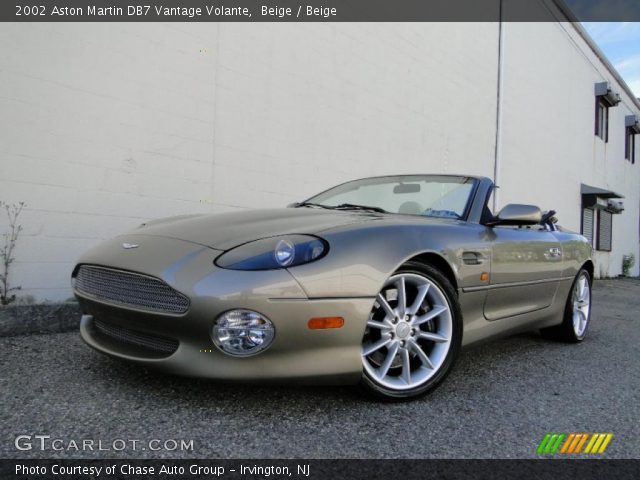 2002 Aston Martin DB7 Vantage Volante in Beige