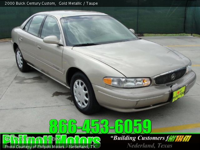 2000 Buick Century Custom in Gold Metallic