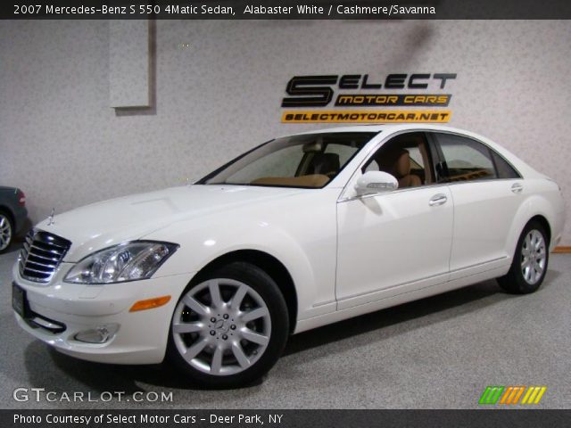 2007 Mercedes-Benz S 550 4Matic Sedan in Alabaster White