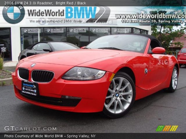2006 BMW Z4 3.0i Roadster in Bright Red