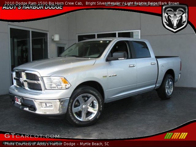 2010 Dodge Ram 1500 Big Horn Crew Cab in Bright Silver Metallic