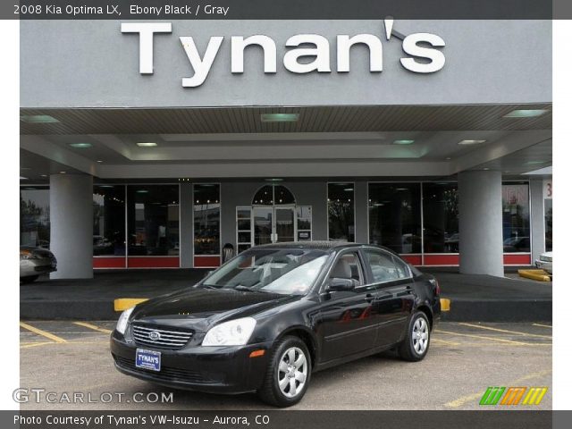 2008 Kia Optima LX in Ebony Black