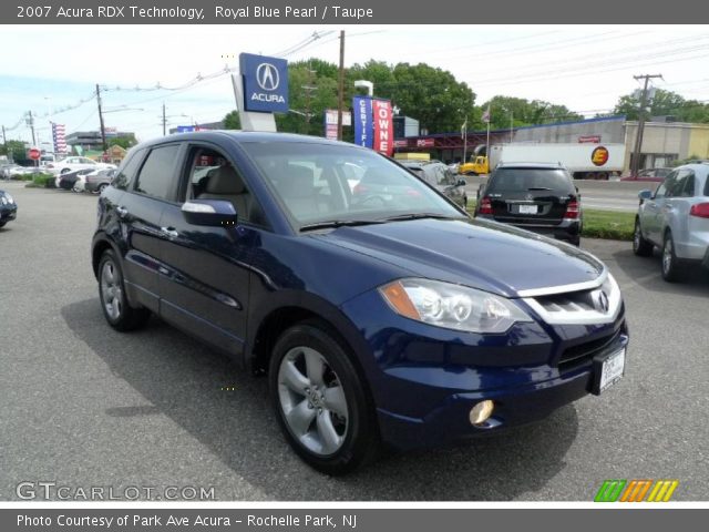 2007 Acura RDX Technology in Royal Blue Pearl