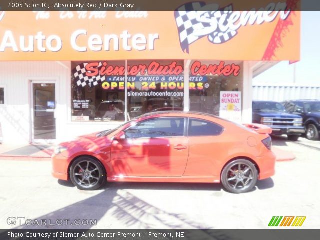 2005 Scion tC  in Absolutely Red