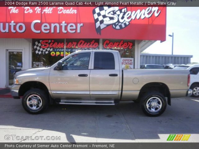 2004 Dodge Ram 2500 Laramie Quad Cab 4x4 in Light Almond Pearl Metallic