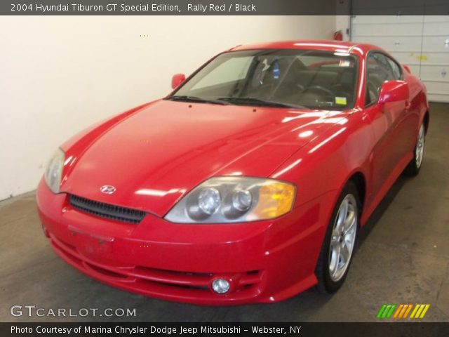 2004 Hyundai Tiburon GT Special Edition in Rally Red
