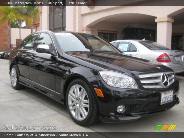 2008 Mercedes-Benz C 300 Sport in Black