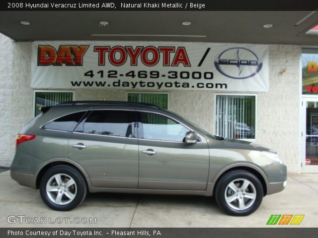 2008 Hyundai Veracruz Limited AWD in Natural Khaki Metallic