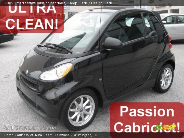 2009 Smart fortwo passion cabriolet in Deep Black