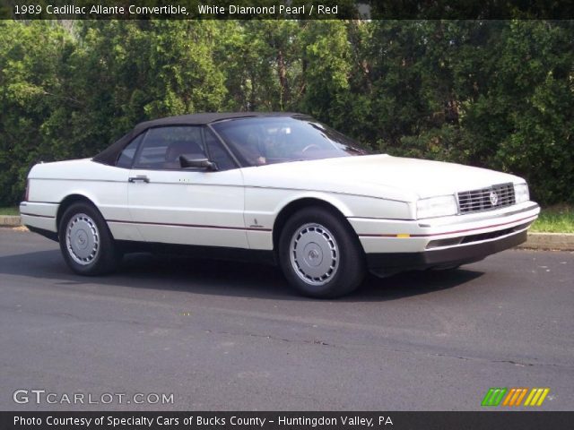 1989 Cadillac Allante Convertible in White Diamond Pearl